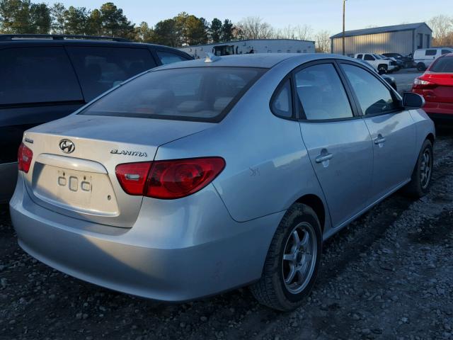 KMHDU46D99U728750 - 2009 HYUNDAI ELANTRA GL SILVER photo 4