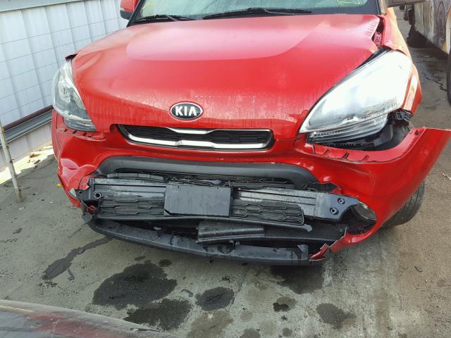 KNDJT2A6XD7526661 - 2013 KIA SOUL + RED photo 9