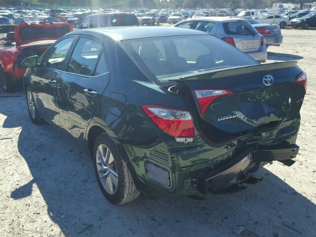 2T1BPRHE3GC572415 - 2016 TOYOTA COROLLA EC GREEN photo 3