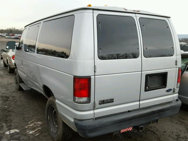 1FBNE31L04HA29558 - 2004 FORD ECONOLINE SILVER photo 3