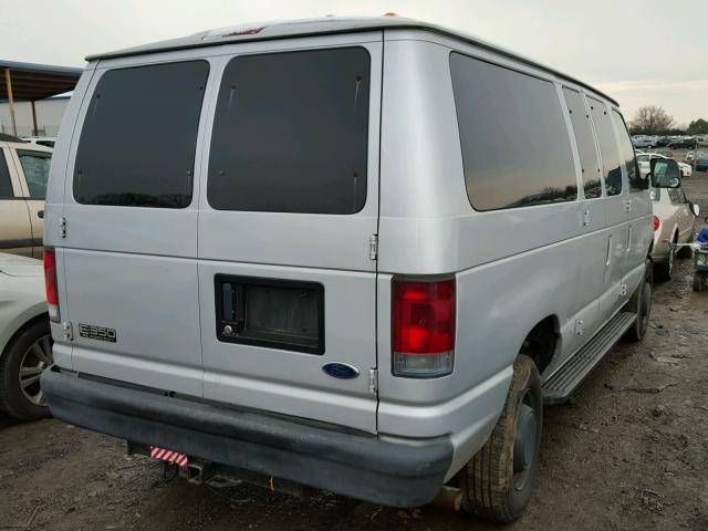 1FBNE31L04HA29558 - 2004 FORD ECONOLINE SILVER photo 4