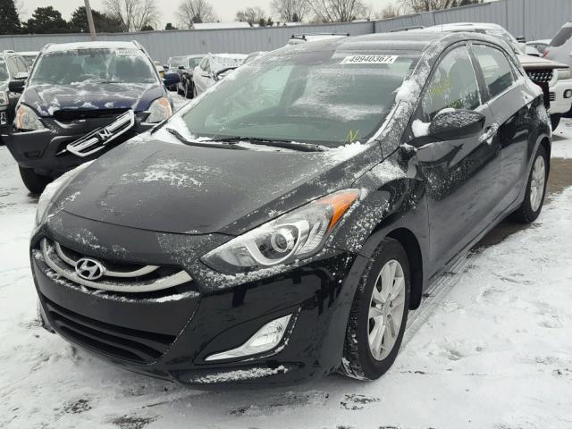 KMHD35LE0DU152058 - 2013 HYUNDAI ELANTRA GT BLACK photo 2