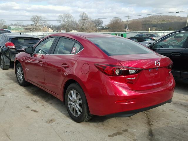 3MZBN1U71HM106745 - 2017 MAZDA 3 SPORT RED photo 3