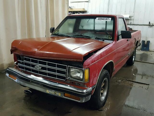 1GCCS14Z1L2128312 - 1990 CHEVROLET S TRUCK S1 RED photo 2