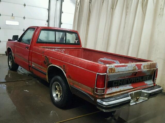 1GCCS14Z1L2128312 - 1990 CHEVROLET S TRUCK S1 RED photo 3