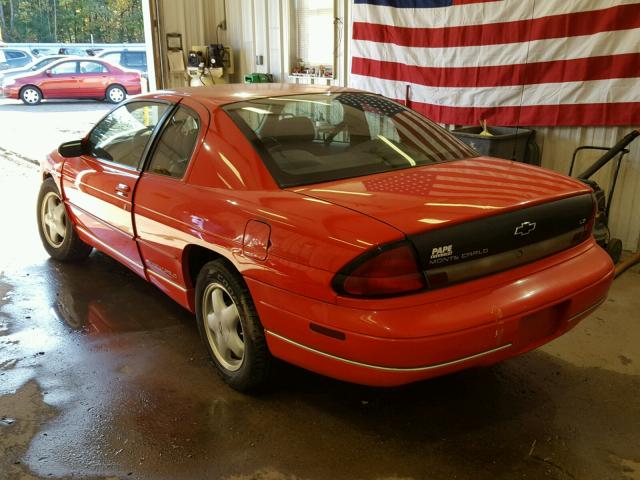 2G1WW12MXX9285040 - 1999 CHEVROLET MONTE CARL წითელი ფოტო 3