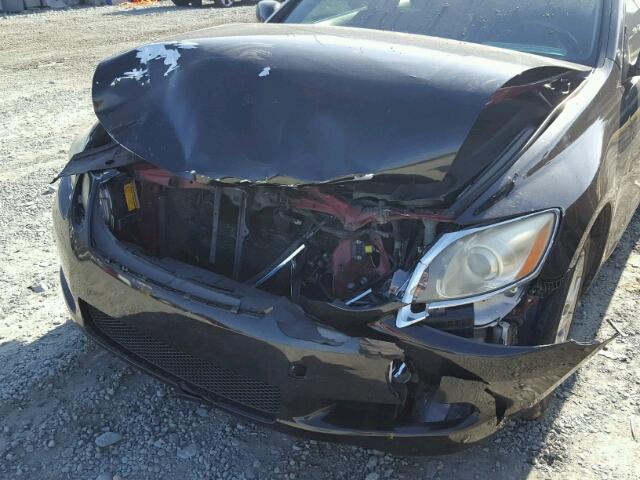 JTHCH96S760005853 - 2006 LEXUS GS GENERAT BLACK photo 9