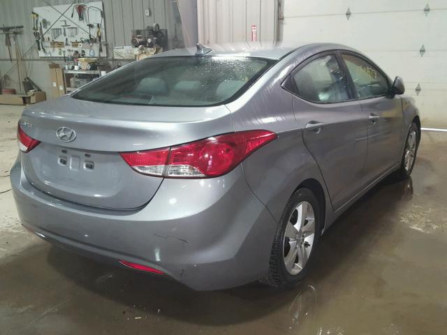 KMHDH4AEXBU147977 - 2011 HYUNDAI ELANTRA GL GRAY photo 4