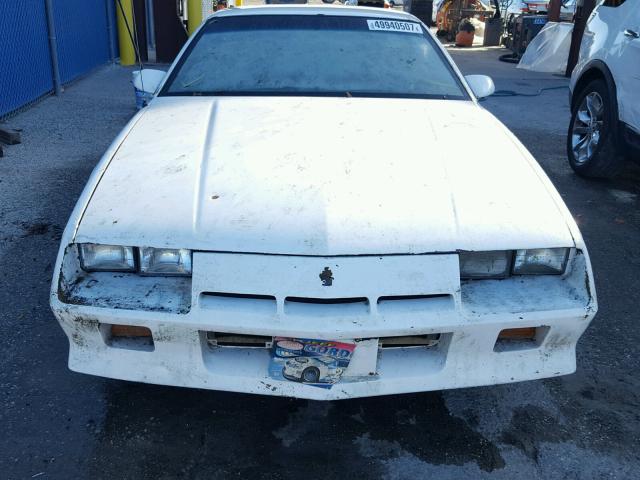 1G1AP8721DN135625 - 1983 CHEVROLET CAMARO WHITE photo 10