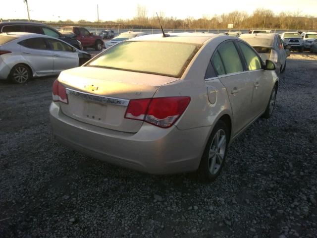 1G1PG5SC6C7125748 - 2012 CHEVROLET CRUZE LT SILVER photo 4