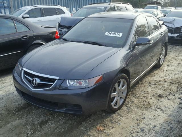 JH4CL96865C007593 - 2005 ACURA TSX GRAY photo 2