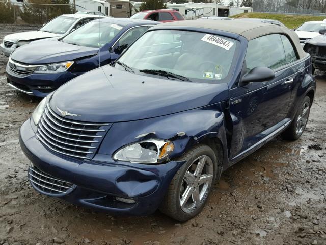 3C3AY75SX5T326502 - 2005 CHRYSLER PT CRUISER BLUE photo 2