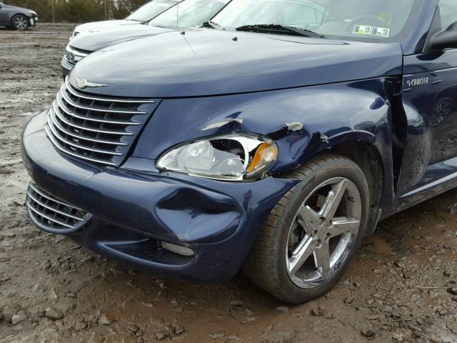 3C3AY75SX5T326502 - 2005 CHRYSLER PT CRUISER BLUE photo 9