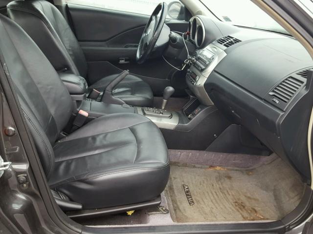 1N4BL11E54C160370 - 2004 NISSAN ALTIMA SE GRAY photo 5