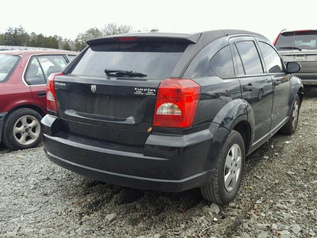 1B3HB28B57D301883 - 2007 DODGE CALIBER BLACK photo 4