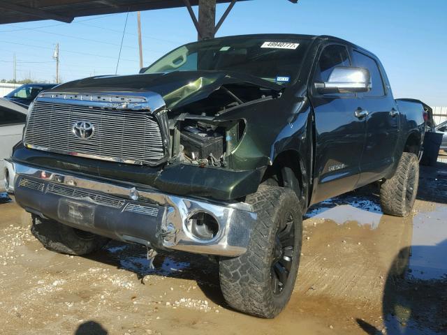 5TFEM5F18CX046629 - 2012 TOYOTA TUNDRA CRE GREEN photo 2