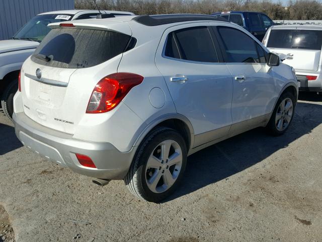 KL4CJBSB7FB211188 - 2015 BUICK ENCORE CON WHITE photo 4