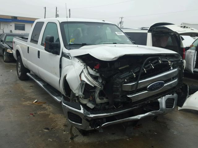 1FT7W2B62FEB59754 - 2015 FORD F250 SUPER WHITE photo 1