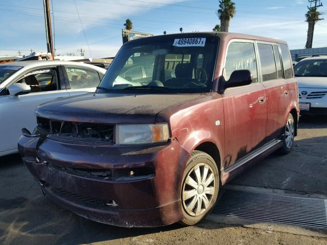 JTLKT324654013292 - 2005 TOYOTA SCION XB PURPLE photo 2