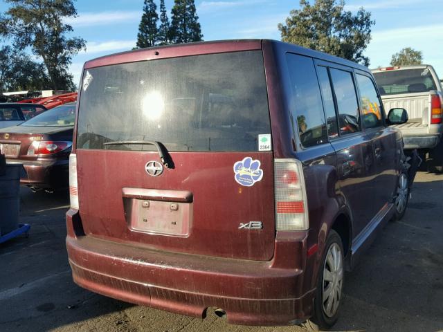JTLKT324654013292 - 2005 TOYOTA SCION XB 紫色 照片 4