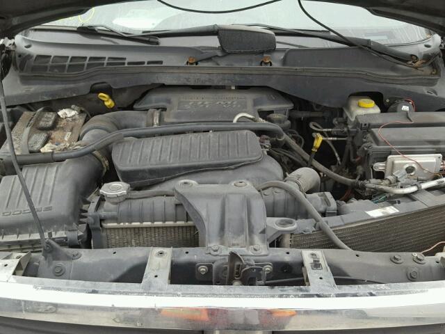 1D4HD48D15F513058 - 2005 DODGE DURANGO SL BLACK photo 7