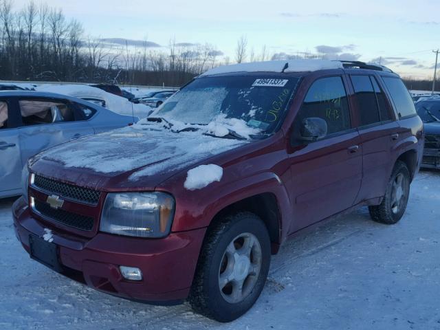 1GNDT13S762257379 - 2006 CHEVROLET TRAILBLAZE RED photo 2