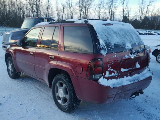 1GNDT13S762257379 - 2006 CHEVROLET TRAILBLAZE RED photo 3