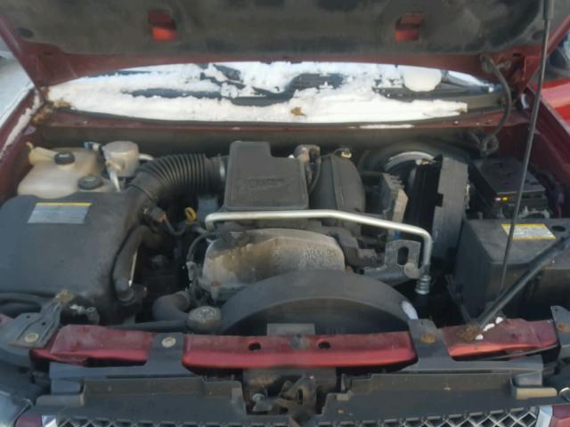 1GNDT13S762257379 - 2006 CHEVROLET TRAILBLAZE RED photo 7