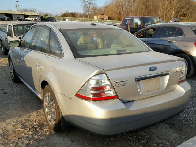 1FAHP25W49G125634 - 2009 FORD TAURUS LIM SILVER photo 3