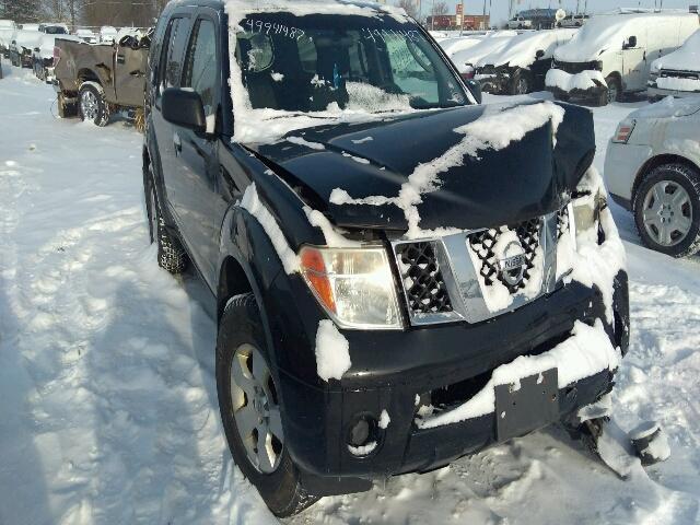 5N1AR18W26C644336 - 2006 NISSAN PATHFINDER BLACK photo 1