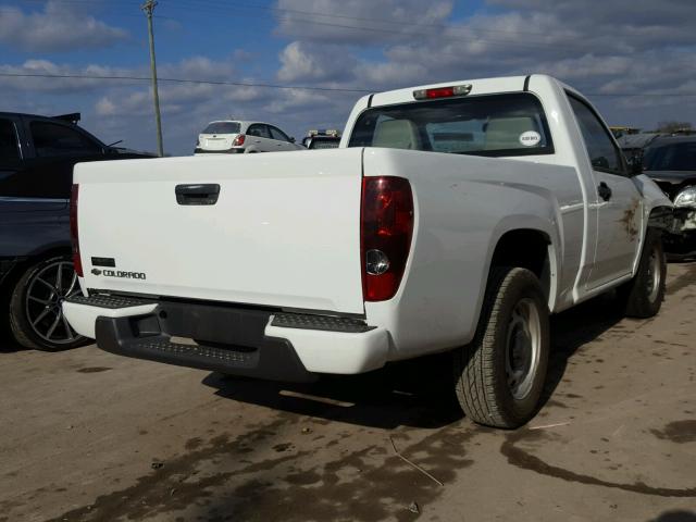 1GCCSBF94C8154743 - 2012 CHEVROLET COLORADO WHITE photo 4