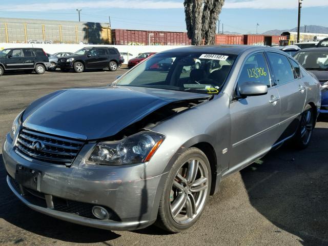 JNKBY01EX6M206986 - 2006 INFINITI M45 BASE GRAY photo 2