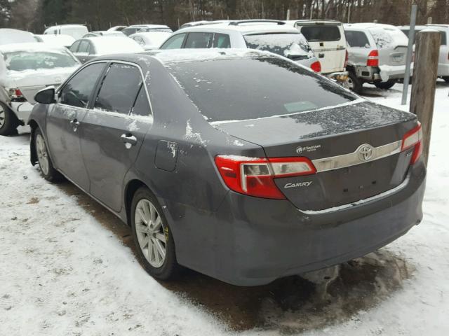 4T1BF1FK7EU735107 - 2014 TOYOTA CAMRY L GRAY photo 3