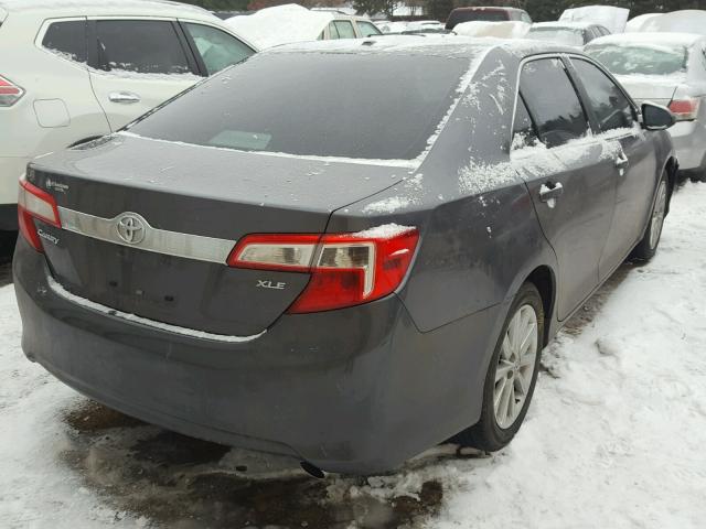 4T1BF1FK7EU735107 - 2014 TOYOTA CAMRY L GRAY photo 4