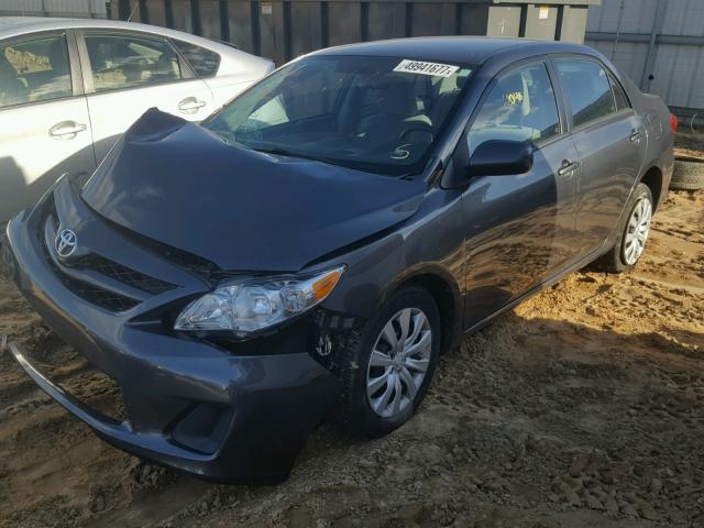 2T1BU4EEXCC790880 - 2012 TOYOTA COROLLA BA GRAY photo 2