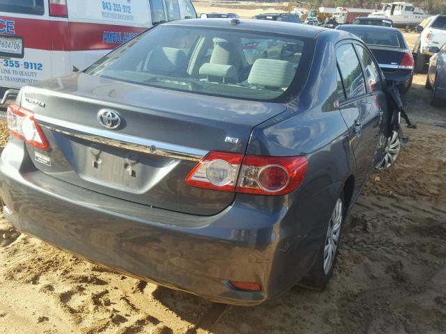 2T1BU4EEXCC790880 - 2012 TOYOTA COROLLA BA GRAY photo 4