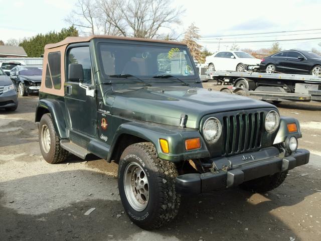 1J4FY49S3WP801840 - 1998 JEEP WRANGLER / GREEN photo 1