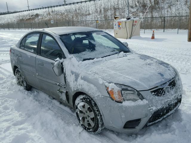 KNADH4A30B6921304 - 2011 KIA RIO BASE SILVER photo 1