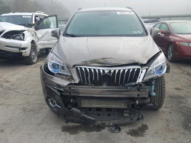 KL4CJBSB1EB520766 - 2014 BUICK ENCORE CON TEAL photo 9