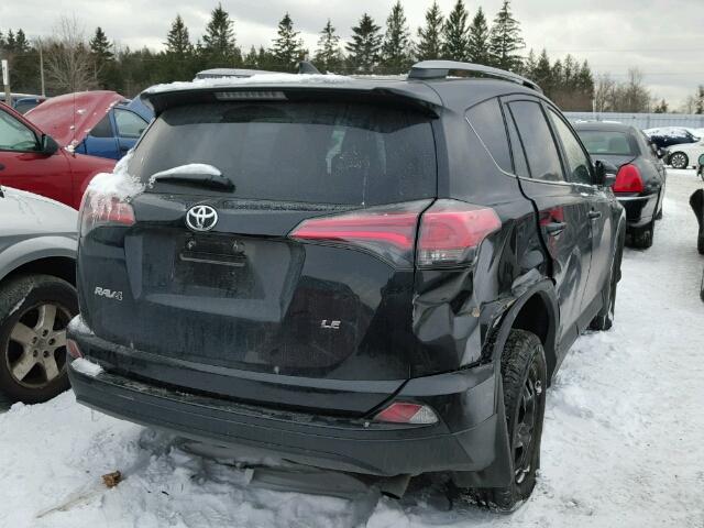 2T3ZFREV2HW363843 - 2017 TOYOTA RAV4 LE BLACK photo 4