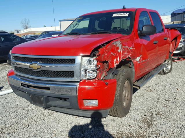 3GCEC23J89G261088 - 2009 CHEVROLET SILVERADO RED photo 2