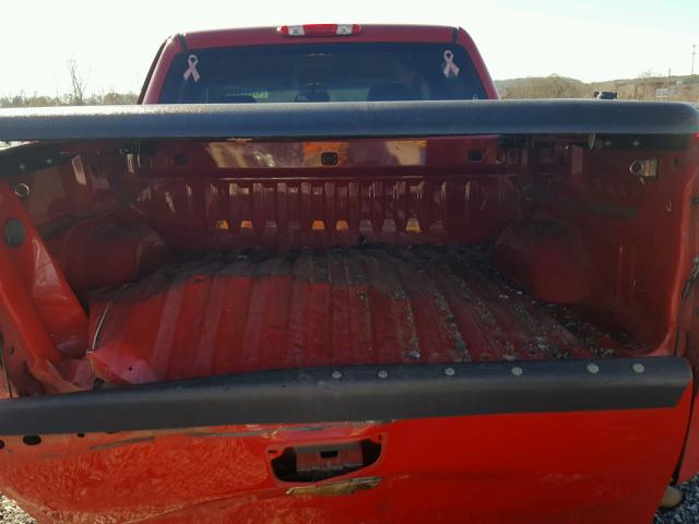 3GCEC23J89G261088 - 2009 CHEVROLET SILVERADO RED photo 6