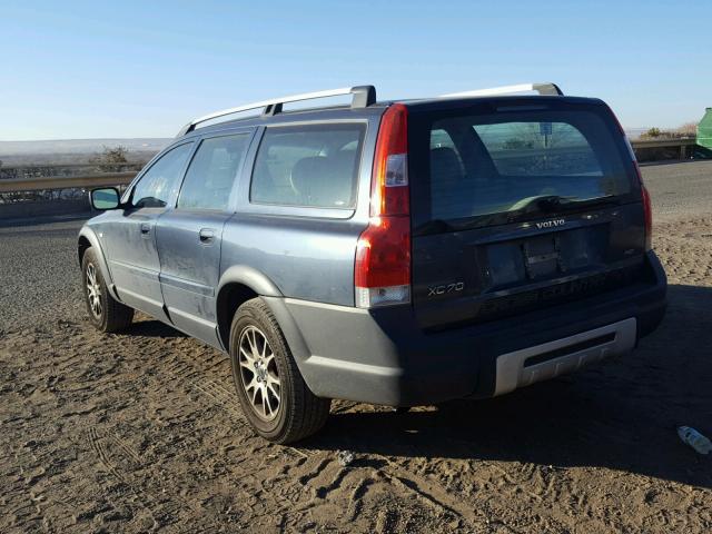 YV1SZ592151177961 - 2005 VOLVO XC70 BLUE photo 3