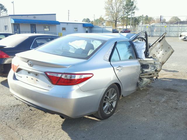 4T1BF1FK2FU484966 - 2015 TOYOTA CAMRY LE SILVER photo 4