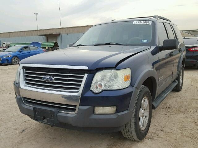 1FMEU63E36ZA02331 - 2006 FORD EXPLORER X BLUE photo 2