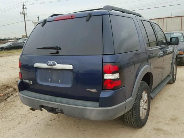 1FMEU63E36ZA02331 - 2006 FORD EXPLORER X BLUE photo 4