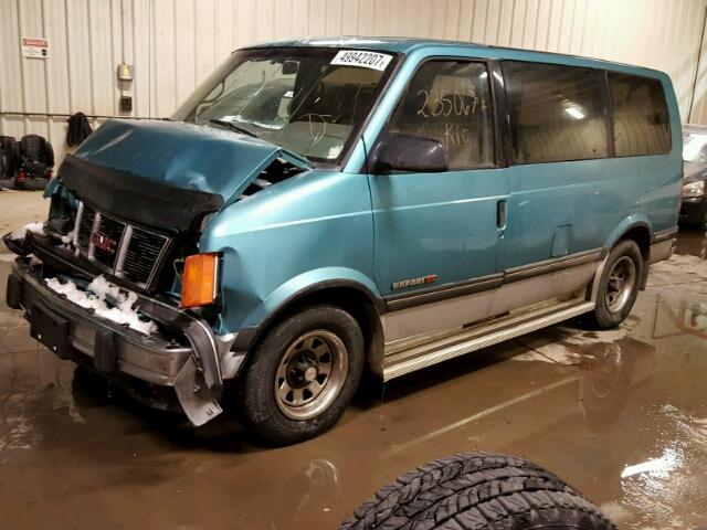 1GKDM19Z5NB526833 - 1992 GMC SAFARI XT GREEN photo 2