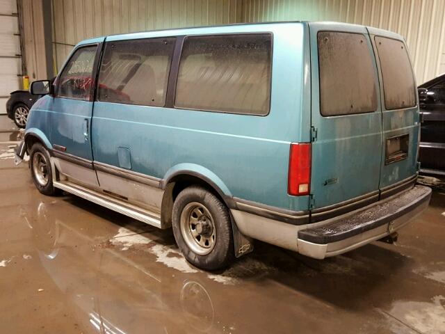 1GKDM19Z5NB526833 - 1992 GMC SAFARI XT GREEN photo 3