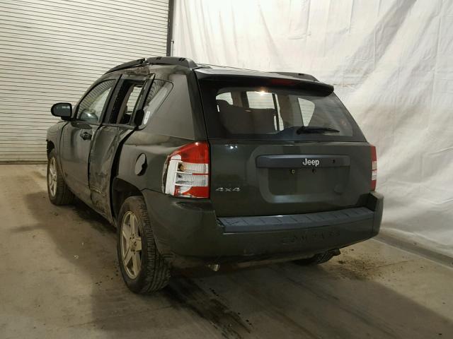 1J8FF47WX8D741246 - 2008 JEEP COMPASS SP 绿色 照片 3