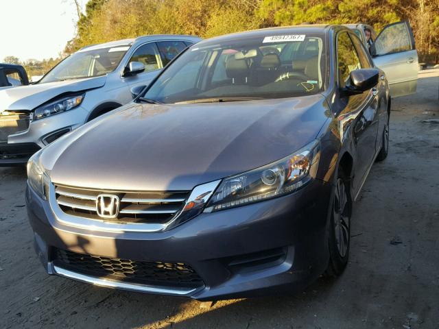 1HGCR2F37EA185554 - 2014 HONDA ACCORD LX BLACK photo 2